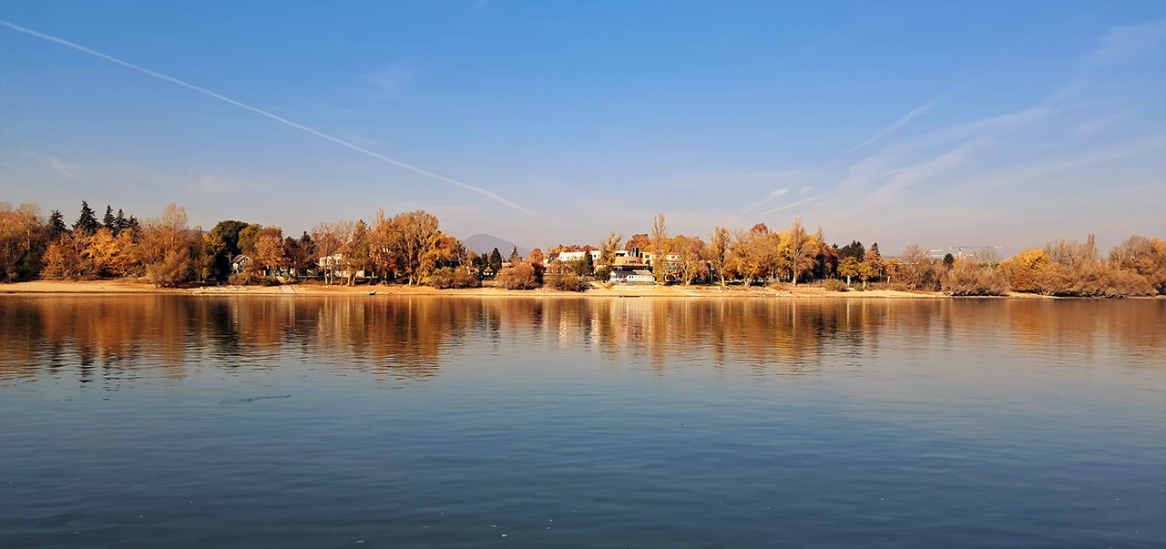 The Danube River near Budapest